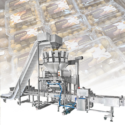 Automatic Multihead Weigher Filling Machine Tomato Kumquat Small Carrots Filling Packing Machine
