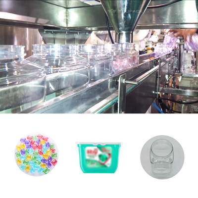 1kg Laundry Beads Weighing Filling Machine Counting 15pcs 30pcs Can Box Liquid Granule Packaging Machine