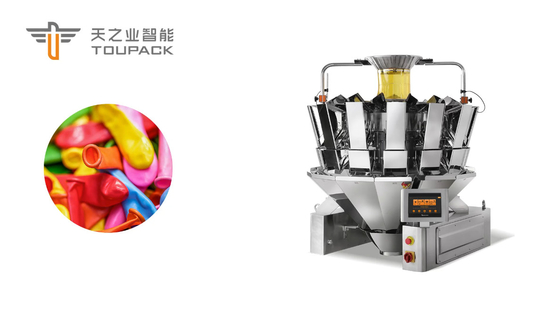 High Accuracy Automatic 50 Pieces 15pieces 5pieces Balloon Weighing Multihead Weigher Counting Packaging Machine