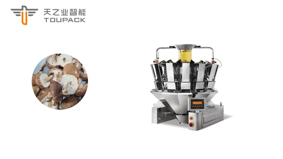 Multi Function Mushroom Vegetable Fruit Combination Scale Weighing Packing Machine 100g