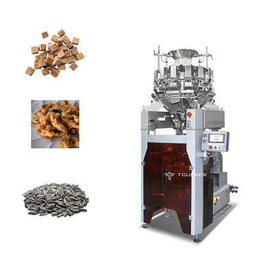 Melon Seed Granulated Meat Jerky All In One Weighing Packaging Machine 14 Head