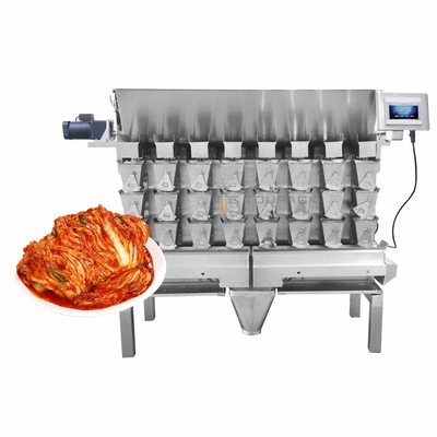 High Accuracy Plum Candy Kimchi Pickle Weighing Packing Machine Waterproof