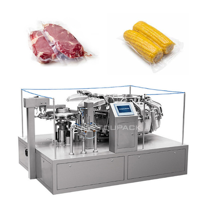 SS304 Automatic Rotary Vacuum Filling And Packing Machine Feeding Packing Equipment