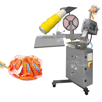 Fruit And Vegetable Mesh Bag Packing Machine Semi Auto Net Bag Packaging Equipment