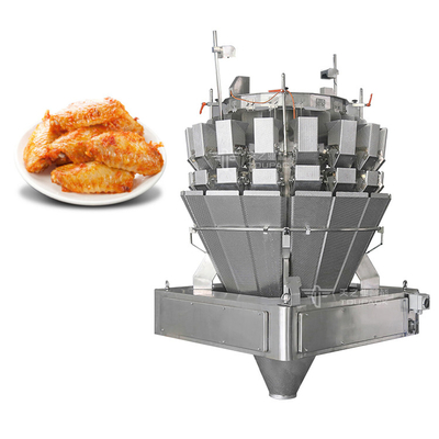 Automatic Screw Feeder Combination Weigher Filling Sticky Food Meat Marinated Chicken Wings Multihead Weigher