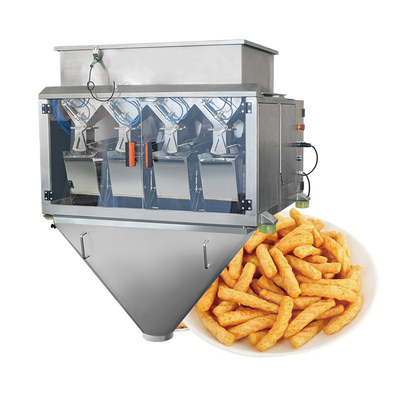Small Weight 2/4/8 Head Linear Weigher Seeds Rice Bean Pellet Weighing Filling Weigher Packing Machine Equipment