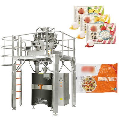 Fresh Green Salad Vegetable Packaging Machine Vffs Multi-Weigher Bagging Machine Meatball Packaging Machine