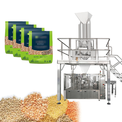 Automatic Grain Granule Filling Machine 1kg 2kg 5kg Linear Weigher Packing Machine