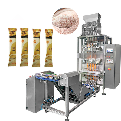 6 Lane 4 Lane Coffee Tea Milk Powder Sachet Packaging Machine