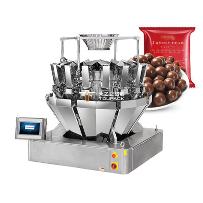 Automatic Bulk Snack Food Packaging Machine Biscuit Cookies Gummy Bag  Pouch Filling Machine Mutlihead Weigher Packing Machine