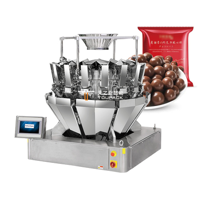 Automatic Potato Chips Pillow Bag Packaging Machine with Multi Head Weigher Vertical Packing Machine for Snackes