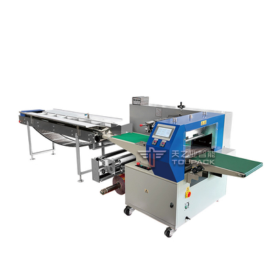 Multifunctional Automatic Horizontal Candy Food Bread Chocolate Plastic Bag Flow Pillow Flowpack Packing Machine