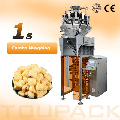 High-Speed Vertical Form Fill Seal Machine with Multihead Weigher (80-200 bags/min)