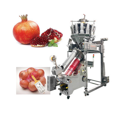 MCU Control Multihead Weigher Packing Machine For Onion Garlic Ginger Intelligent Net