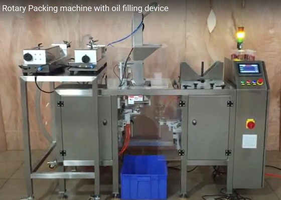 0.5L 60WPM Auto Weighing Filling And Sealing Machine , Bag Wrapping Machine