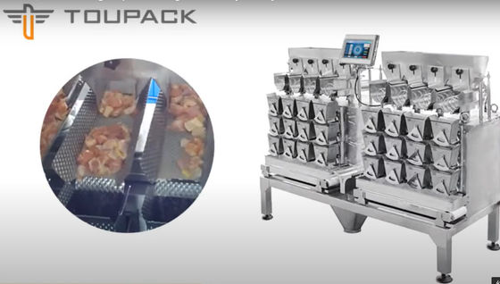 85WPM SS304 High Speed Packing Machine Linear Weigher For Pork