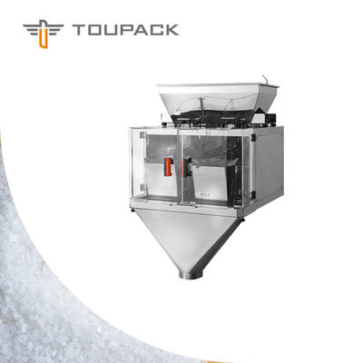 Double Head 0.8L 304SUS Granular Packaging Machine For Rice Seasoning