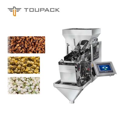 IP65 Single Head Weigher Packing Machine For Melon Seeds Chrysanthemum Tea