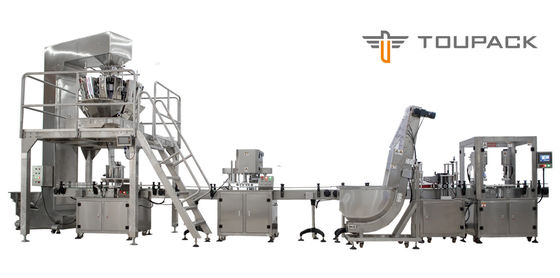 Stainless Steel Bulk Grain 8.0L Linear Weigher Machine For Food