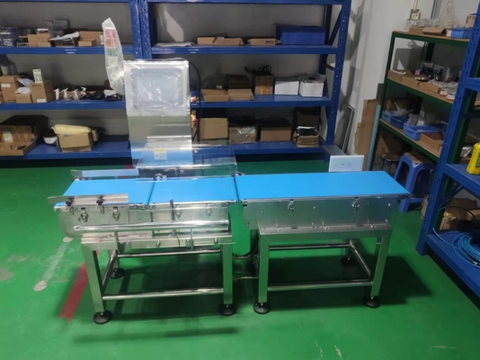 Beverage Food Check Weigher Belt Width 300mm Adjustable Speed