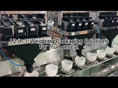 Fruit cereal mix linear weigher for packaging machine